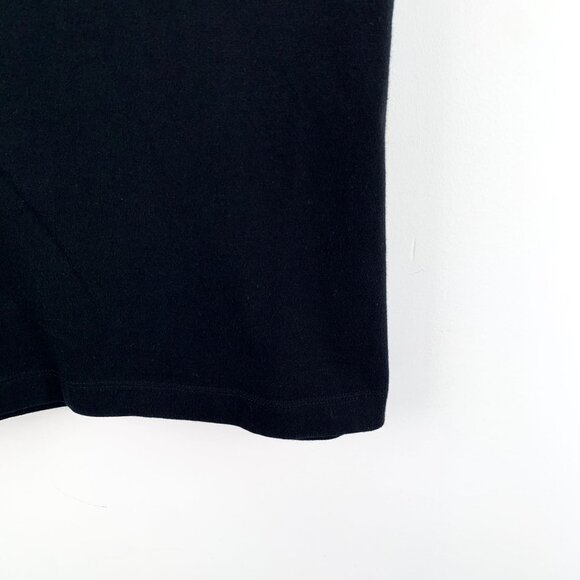 LOUIS VUITTON Black Cotton T-Shirt With Chain Detail & Logo Print XS Made In Ita - Picture 6 of 8